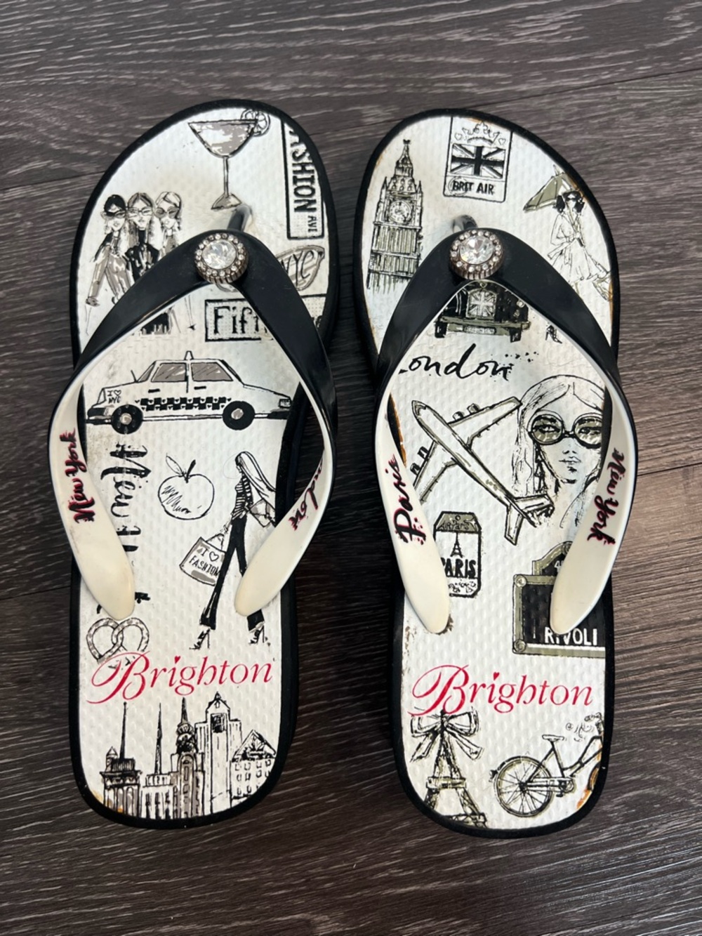 Brighton "Voyage" Platform Flip Flops - Picture 5 of 10